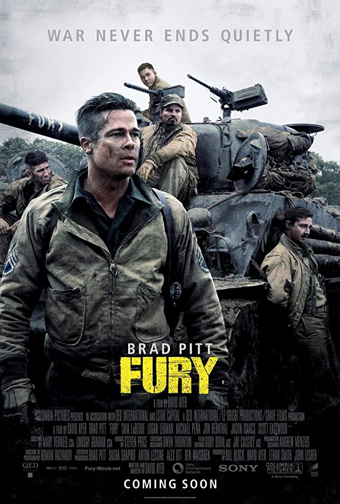 download fury hollywood movie